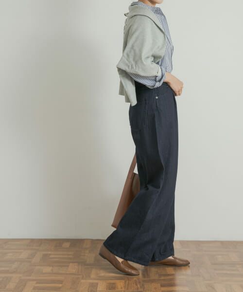 URBAN RESEARCH DOORS / アーバンリサーチ ドアーズ デニムパンツ | Denim Tuck Wide Pants | 詳細26