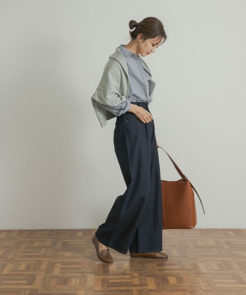 URBAN RESEARCH DOORS / アーバンリサーチ ドアーズ デニムパンツ | Denim Tuck Wide Pants | 詳細29