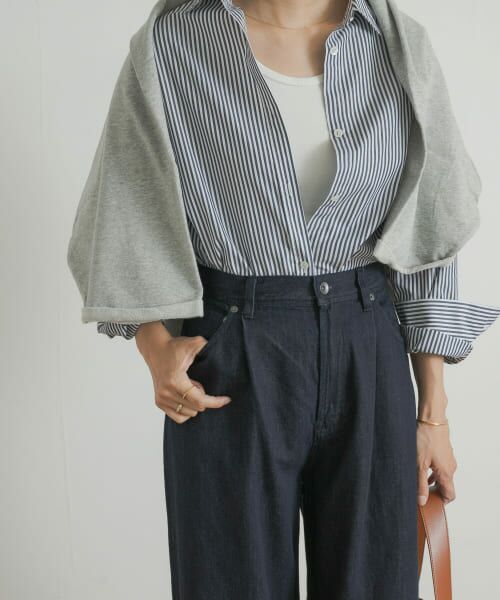 URBAN RESEARCH DOORS / アーバンリサーチ ドアーズ デニムパンツ | Denim Tuck Wide Pants | 詳細30