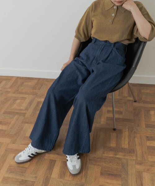 URBAN RESEARCH DOORS / アーバンリサーチ ドアーズ デニムパンツ | Denim Tuck Wide Pants | 詳細4