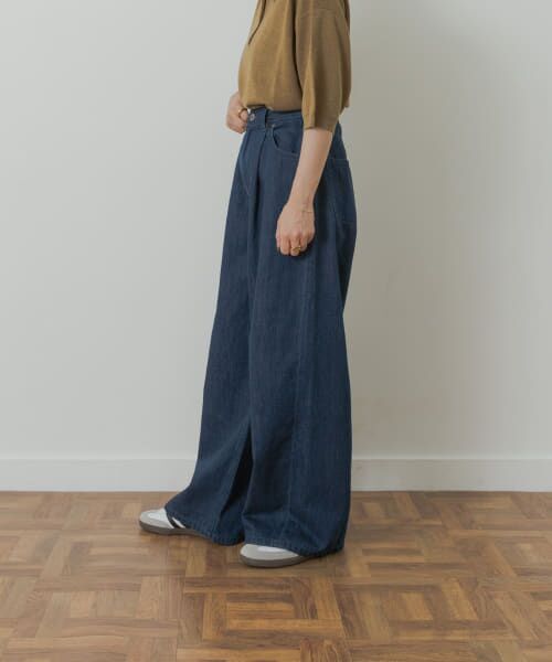 URBAN RESEARCH DOORS / アーバンリサーチ ドアーズ デニムパンツ | Denim Tuck Wide Pants | 詳細6