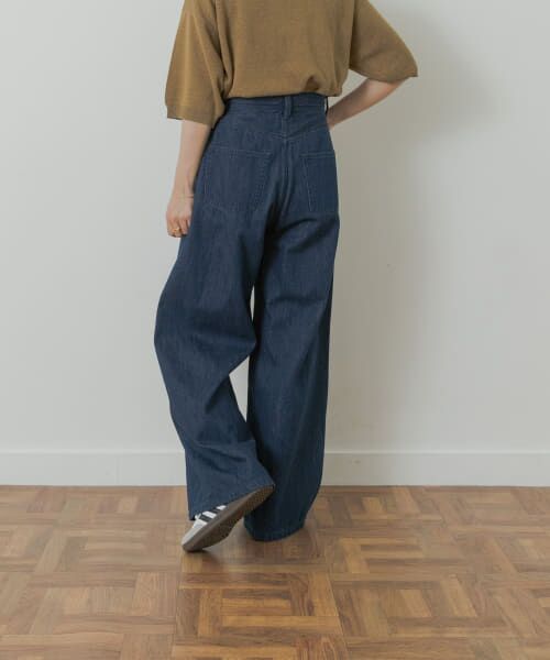 URBAN RESEARCH DOORS / アーバンリサーチ ドアーズ デニムパンツ | Denim Tuck Wide Pants | 詳細7