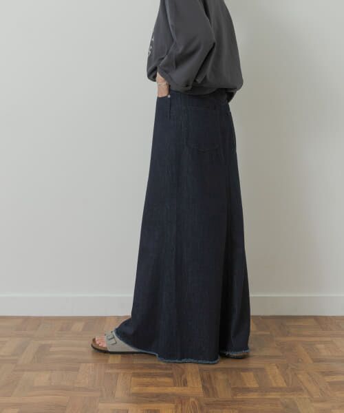 URBAN RESEARCH DOORS / アーバンリサーチ ドアーズ スカート | Denim Flare Skirt | 詳細15