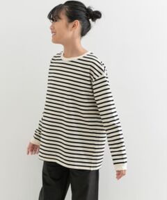 『WEB/一部店舗限定』ボーダーワイドロングTシャツ(KIDS)