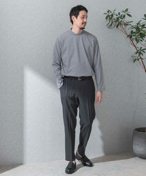 URBAN RESEARCH DOORS / アーバンリサーチ ドアーズ シャツ・ブラウス | 『抗菌/防臭』LIFE STYLE TAILOR　シルケットポンチストレッチ長袖Tシャツ | 詳細14