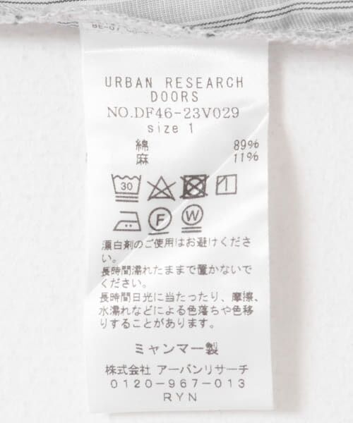 URBAN RESEARCH DOORS / アーバンリサーチ ドアーズ シャツ・ブラウス | FORK&SPOON　レギュラーカラーコクーンシャツ | 詳細23