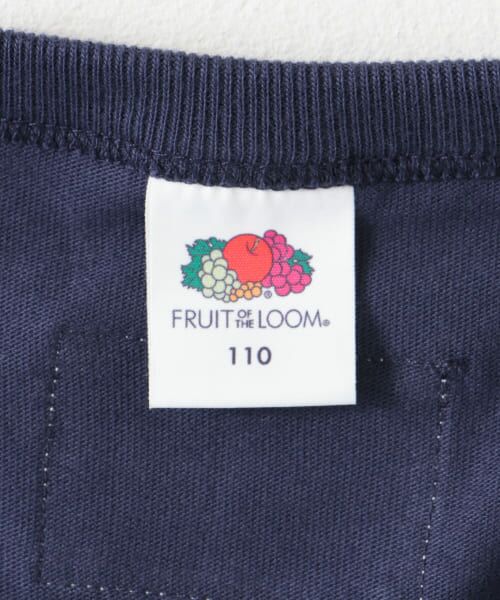 URBAN RESEARCH DOORS / アーバンリサーチ ドアーズ トップス | FRUIT OF THE LOOM　フロッキープリント長袖Tシャツ(KIDS) | 詳細12