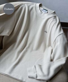 『別注』LACOSTE×DOORS　thick pique mock Long-Sleeve