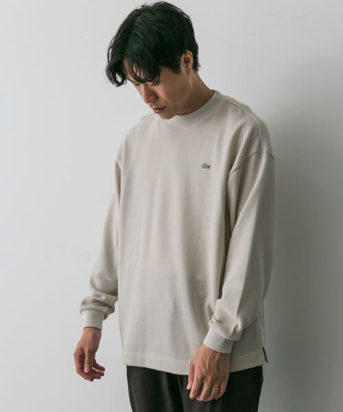 URBAN RESEARCH DOORS / アーバンリサーチ ドアーズ Tシャツ | 『別注』LACOSTE×DOORS　thick pique mock Long-Sleeve | 詳細3