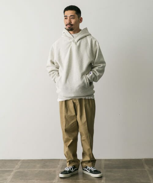 URBAN RESEARCH DOORS / アーバンリサーチ ドアーズ パーカー | 『別注』Champion×DOORS　RW HALF SNAP PARKA | 詳細4