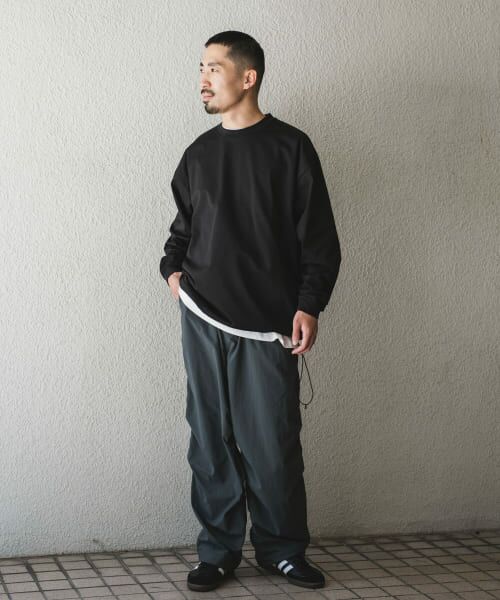 URBAN RESEARCH DOORS / アーバンリサーチ ドアーズ Tシャツ | URD Drawstring Long-Sleeve T-shirts | 詳細12