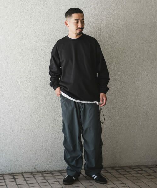 URBAN RESEARCH DOORS / アーバンリサーチ ドアーズ Tシャツ | URD Drawstring Long-Sleeve T-shirts | 詳細13