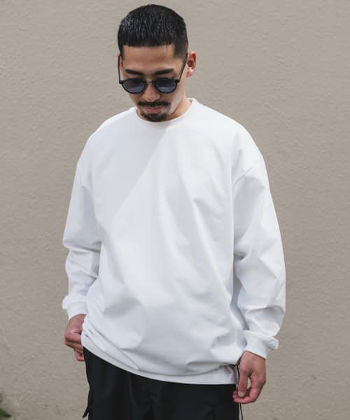 URBAN RESEARCH DOORS / アーバンリサーチ ドアーズ Tシャツ | URD Drawstring Long-Sleeve T-shirts | 詳細2