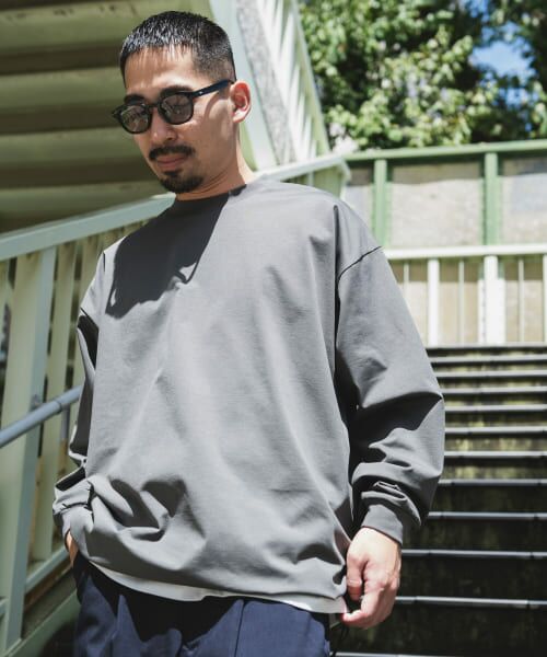 URBAN RESEARCH DOORS / アーバンリサーチ ドアーズ Tシャツ | URD Drawstring Long-Sleeve T-shirts | 詳細28