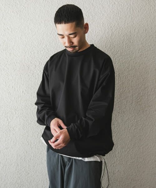 URBAN RESEARCH DOORS / アーバンリサーチ ドアーズ Tシャツ | URD Drawstring Long-Sleeve T-shirts | 詳細9