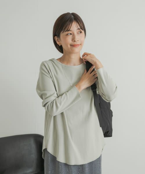 URBAN RESEARCH DOORS / アーバンリサーチ ドアーズ Tシャツ | GIZAコットンバックデザインプルオーバー | 詳細5