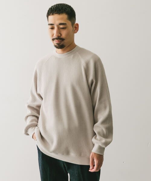 URBAN RESEARCH DOORS / アーバンリサーチ ドアーズ Tシャツ | 『UR TECH』ワッフルロングスリーブTシャツ | 詳細10