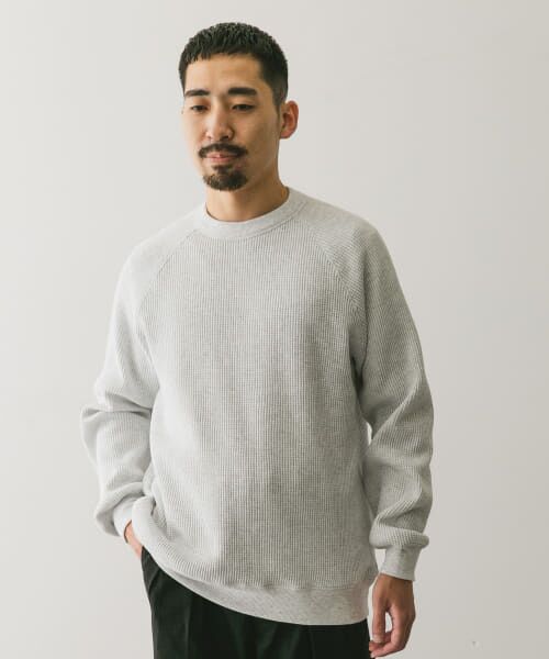 URBAN RESEARCH DOORS / アーバンリサーチ ドアーズ Tシャツ | 『UR TECH』ワッフルロングスリーブTシャツ | 詳細2