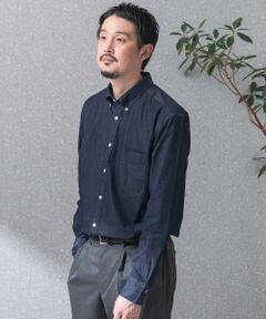 LIFE STYLE TAILOR　デニムボタンダウンシャツ