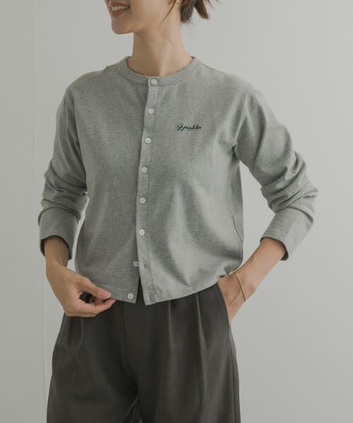 URBAN RESEARCH DOORS / アーバンリサーチ ドアーズ カーディガン・ボレロ | GYMPHLEX　SHORT CREW NECK CARDIGAN | 詳細1