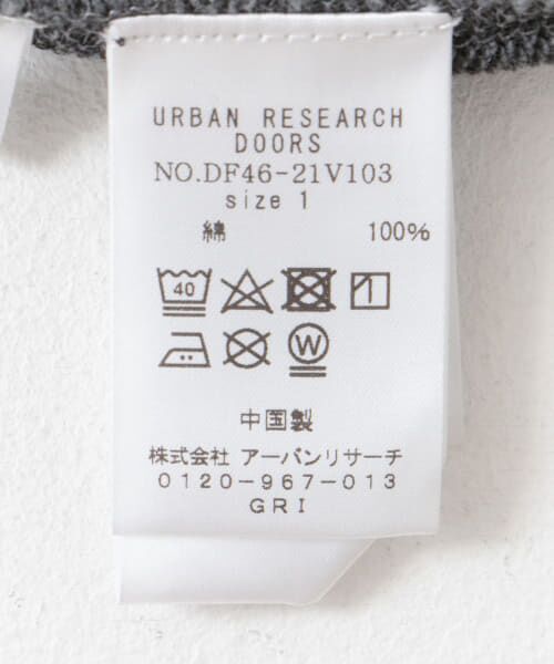 URBAN RESEARCH DOORS / アーバンリサーチ ドアーズ Tシャツ | FORK&SPOON　ピグメントクルーネックスウェット | 詳細29