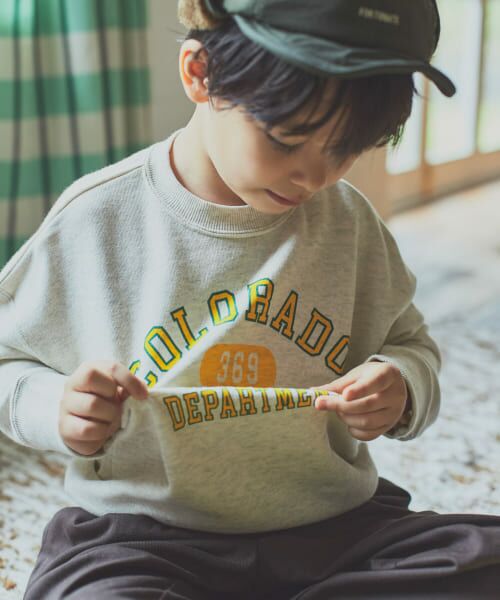 URBAN RESEARCH DOORS / アーバンリサーチ ドアーズ トップス | 『別注』Champion×DOORS　ロゴスウェット(KIDS) | 詳細1