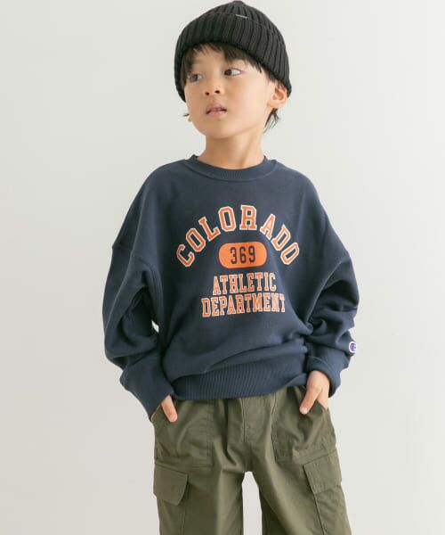 URBAN RESEARCH DOORS / アーバンリサーチ ドアーズ トップス | 『別注』Champion×DOORS　ロゴスウェット(KIDS) | 詳細26