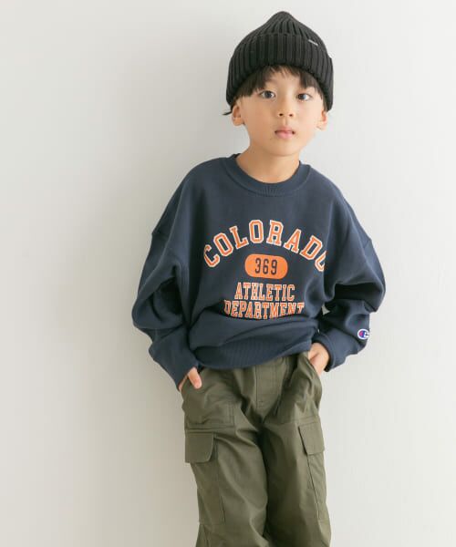 URBAN RESEARCH DOORS / アーバンリサーチ ドアーズ トップス | 『別注』Champion×DOORS　ロゴスウェット(KIDS) | 詳細27