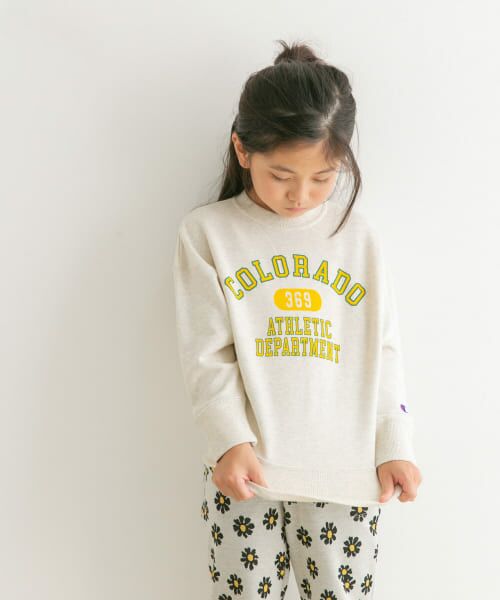 URBAN RESEARCH DOORS / アーバンリサーチ ドアーズ トップス | 『別注』Champion×DOORS　ロゴスウェット(KIDS) | 詳細4