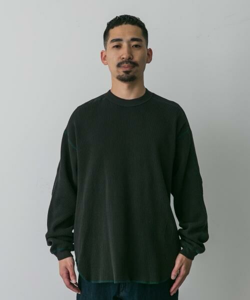 URBAN RESEARCH DOORS / アーバンリサーチ ドアーズ Tシャツ | ENDS and MEANS　Waffle Thermal Long-Sleeve | 詳細1