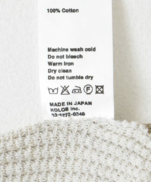 URBAN RESEARCH DOORS / アーバンリサーチ ドアーズ Tシャツ | ENDS and MEANS　Waffle Thermal Long-Sleeve | 詳細10