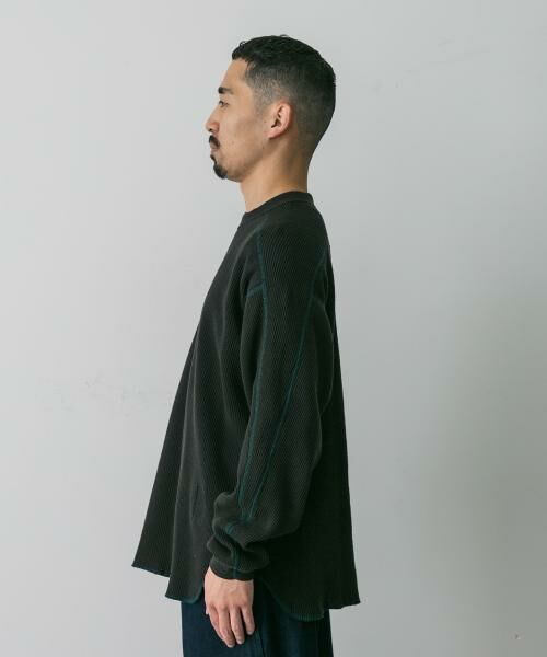 URBAN RESEARCH DOORS / アーバンリサーチ ドアーズ Tシャツ | ENDS and MEANS　Waffle Thermal Long-Sleeve | 詳細2