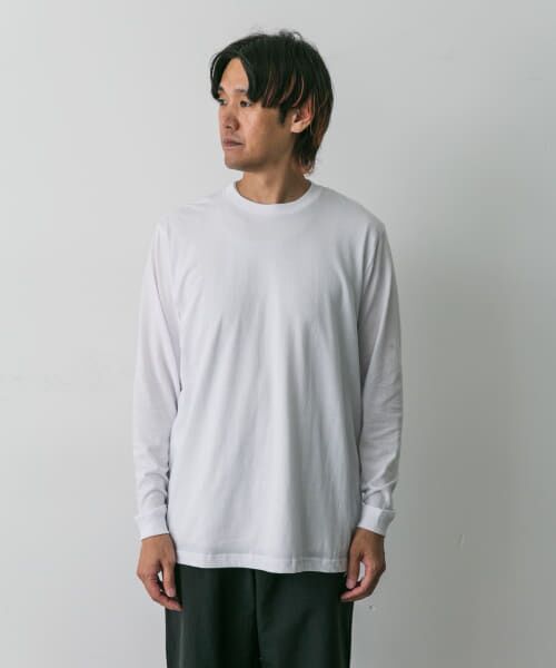 URBAN RESEARCH DOORS / アーバンリサーチ ドアーズ Tシャツ | 『別注』Hanes×DOORS　2P DOORS Fit Long-Sleeve T-shirts2 | 詳細11