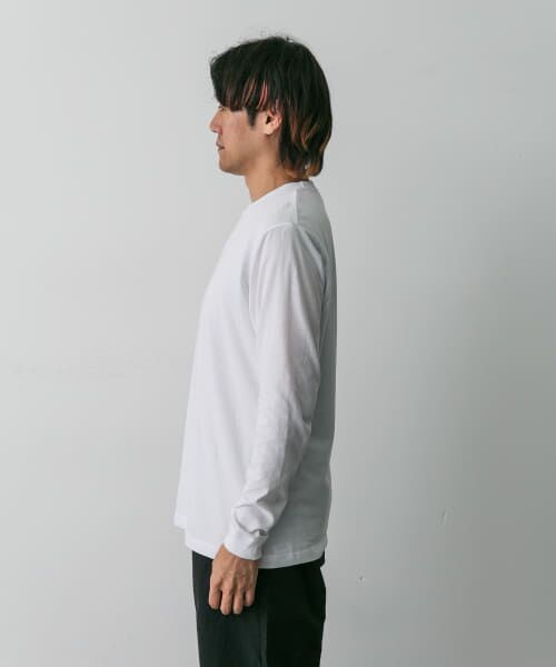 URBAN RESEARCH DOORS / アーバンリサーチ ドアーズ Tシャツ | 『別注』Hanes×DOORS　2P DOORS Fit Long-Sleeve T-shirts2 | 詳細9