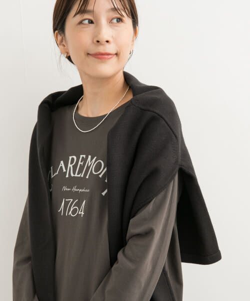 URBAN RESEARCH DOORS / アーバンリサーチ ドアーズ Tシャツ | ロゴプリント+刺しゅうロンT-SHIRTS | 詳細21