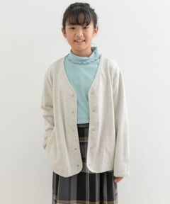 『WEB/一部店舗限定』裏毛Vネックカーディガン(KIDS)