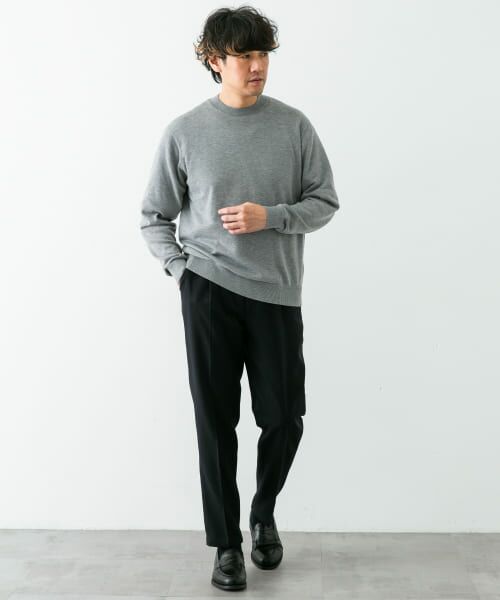 URBAN RESEARCH DOORS / アーバンリサーチ ドアーズ シャツ・ブラウス | LIFE STYLE TAILOR　マシンウォッシャブルクルーネックニット | 詳細13