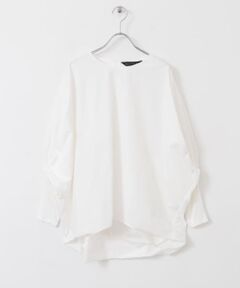 mizuiro ind　crew neck cocoon pullover