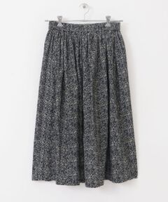 SOIL　PRINT GATHERED SKIRT