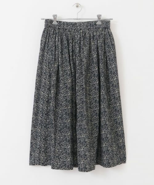 URBAN RESEARCH DOORS / アーバンリサーチ ドアーズ スカート | SOIL　PRINT GATHERED SKIRT | 詳細2