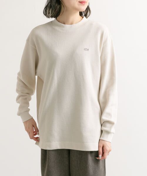 URBAN RESEARCH DOORS / アーバンリサーチ ドアーズ Tシャツ | 『別注』LACOSTE×DOORS　thick pique mock Long-Sleeve | 詳細1