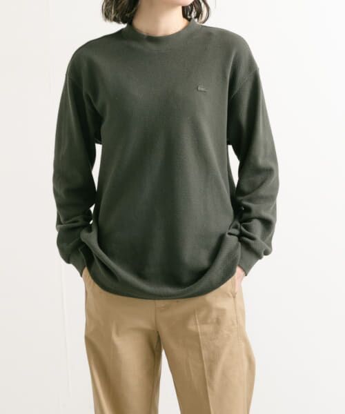 URBAN RESEARCH DOORS / アーバンリサーチ ドアーズ Tシャツ | 『別注』LACOSTE×DOORS　thick pique mock Long-Sleeve | 詳細13