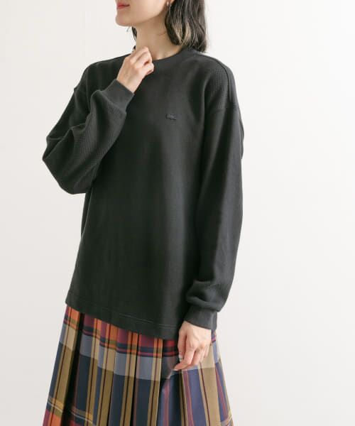 URBAN RESEARCH DOORS / アーバンリサーチ ドアーズ Tシャツ | 『別注』LACOSTE×DOORS　thick pique mock Long-Sleeve | 詳細9