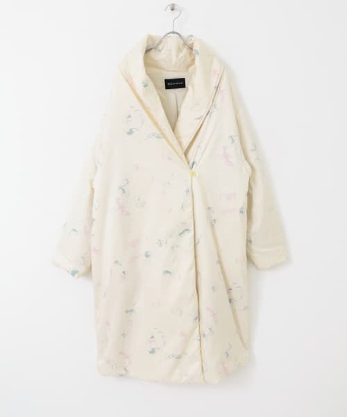 URBAN RESEARCH DOORS / アーバンリサーチ ドアーズ ダウンジャケット・ベスト | mizuiro ind　print batting coat | 詳細1