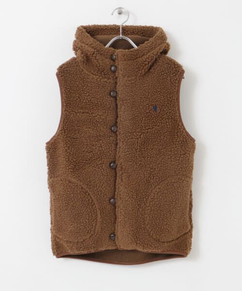 URBAN RESEARCH DOORS / アーバンリサーチ ドアーズ その他アウター | GYMPHLEX　BOA HOODED VEST | 詳細3