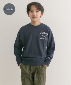 『WEB/一部店舗限定』『別注』Champion×DOORS　シシュウロゴスウェット(KIDS)