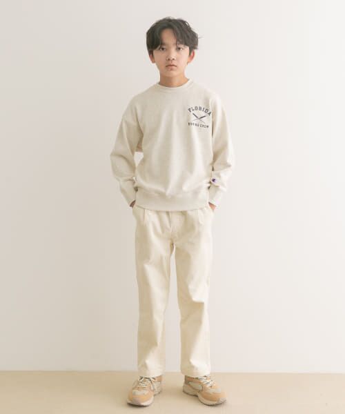 URBAN RESEARCH DOORS / アーバンリサーチ ドアーズ トップス | 『WEB/一部店舗限定』『別注』Champion×DOORS　シシュウロゴスウェット(KIDS) | 詳細12