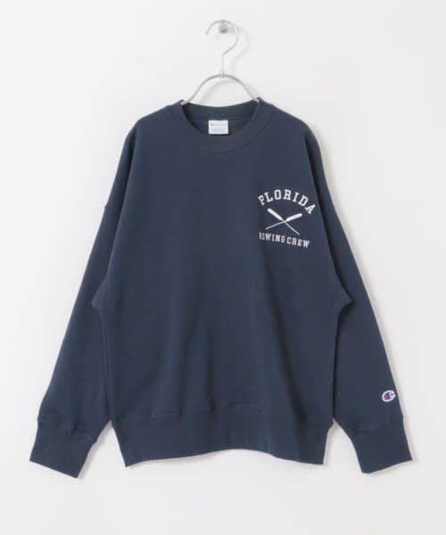 URBAN RESEARCH DOORS / アーバンリサーチ ドアーズ トップス | 『WEB/一部店舗限定』『別注』Champion×DOORS　シシュウロゴスウェット(KIDS) | 詳細19