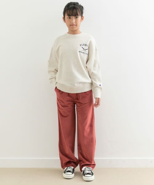 URBAN RESEARCH DOORS / アーバンリサーチ ドアーズ トップス | 『WEB/一部店舗限定』『別注』Champion×DOORS　シシュウロゴスウェット(KIDS) | 詳細3