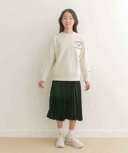 URBAN RESEARCH DOORS / アーバンリサーチ ドアーズ トップス | 『WEB/一部店舗限定』『別注』Champion×DOORS　シシュウロゴスウェット(KIDS) | 詳細8